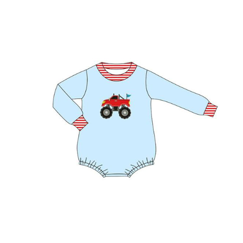 Hot sale baby boy car design romper preorder
