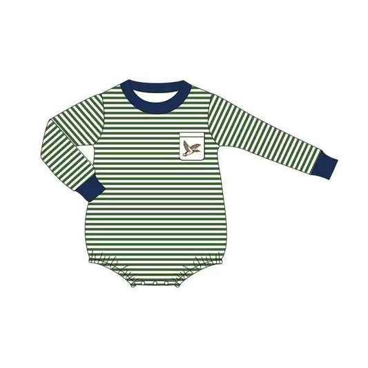 Hot sale baby mallar duck design romper preorder
