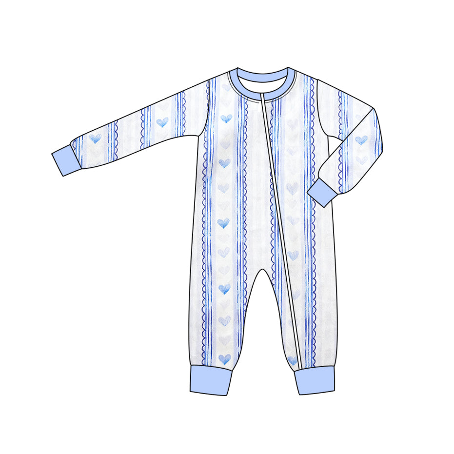 Valentines heart design toddle baby romper preorder