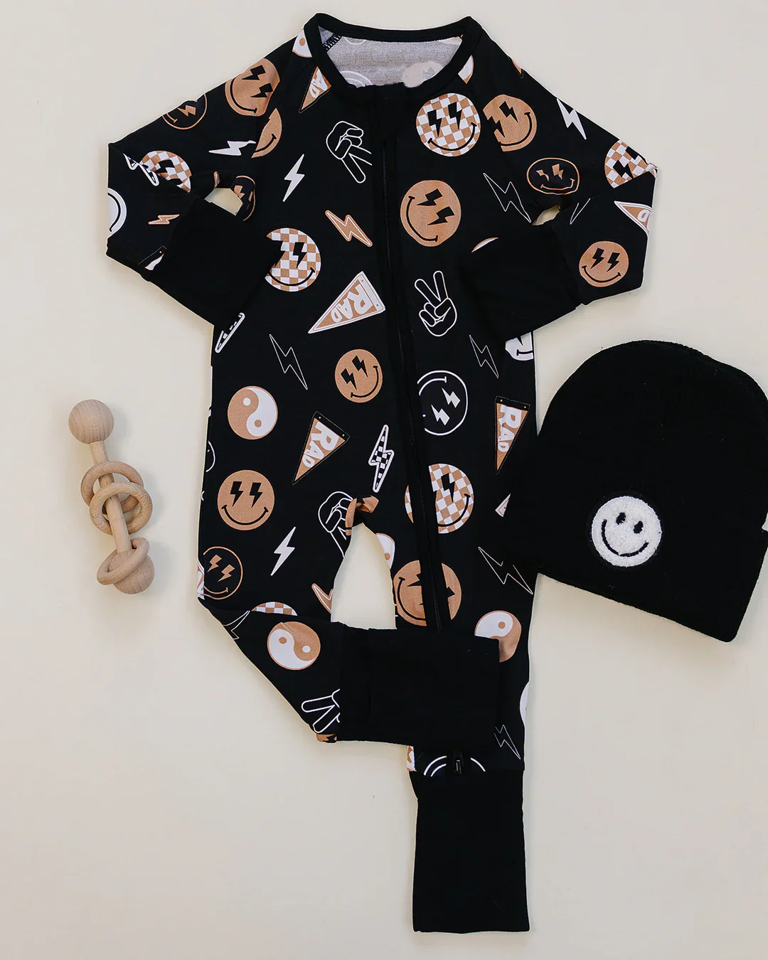 Smile face toddle baby boy romper preorder