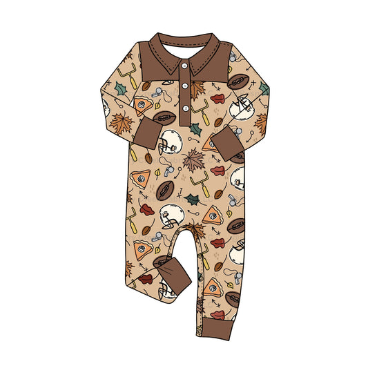 Toddle baby boy long sleeve romper preorder
