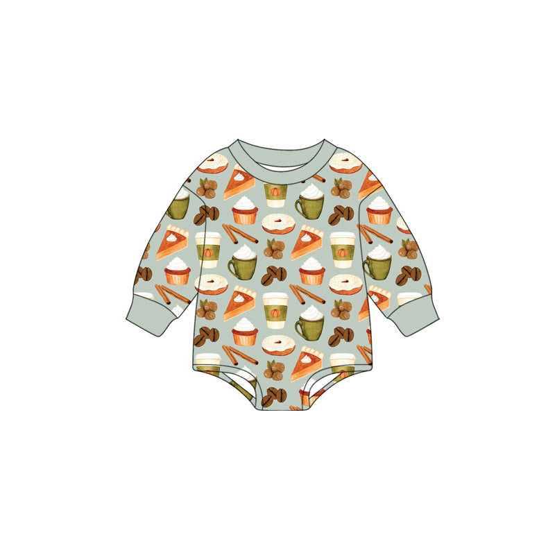 Toddle baby boy long sleeve fall season romper preorder