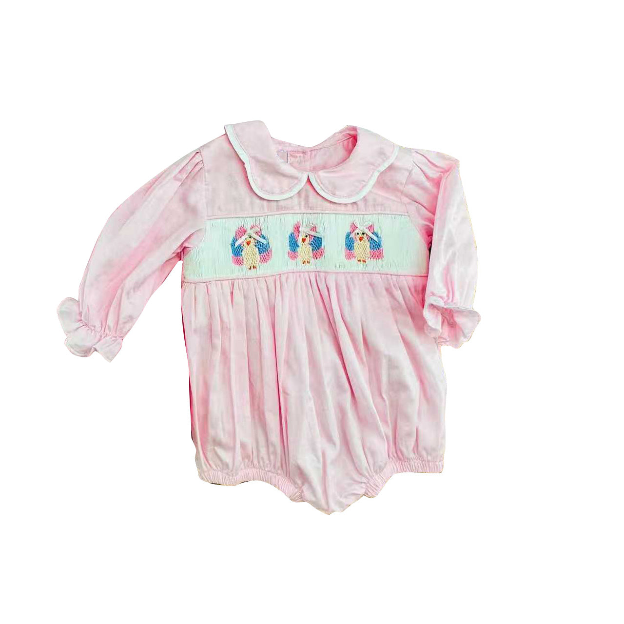 Toddle baby girl thanksgiving turkey long sleeve romper preorder