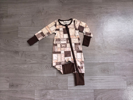 Toddle baby boy long sleeve deer duck design romper preorder