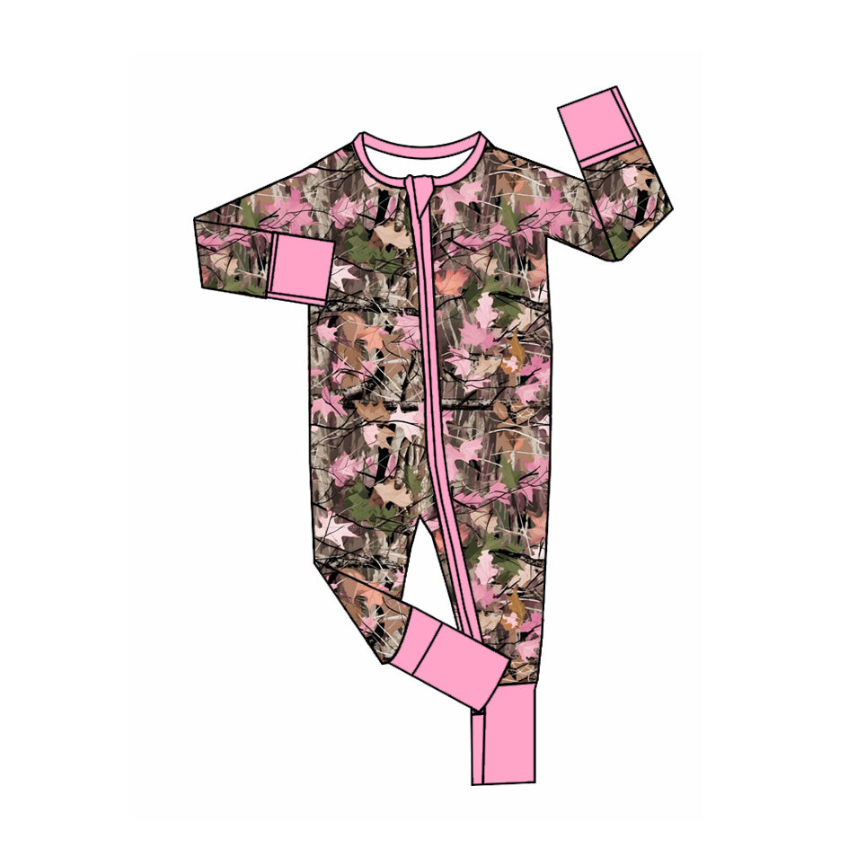 Toddle baby girls fall leaves design romper preorder