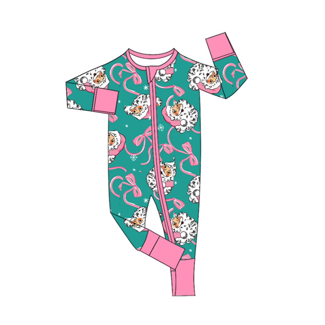 Toddle baby girls Christmas santa claus design romper preorder