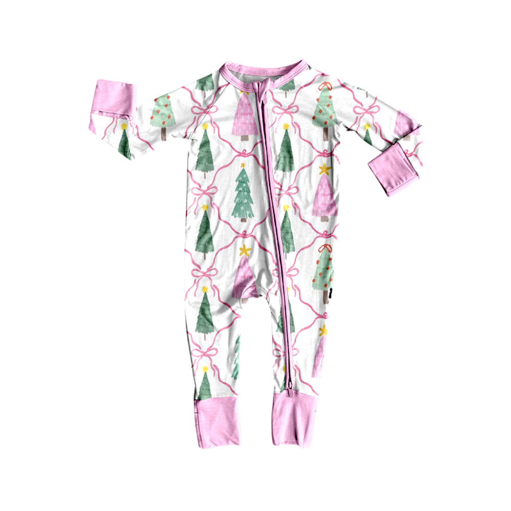 Toddle baby girls Christmas tree design romper preorder