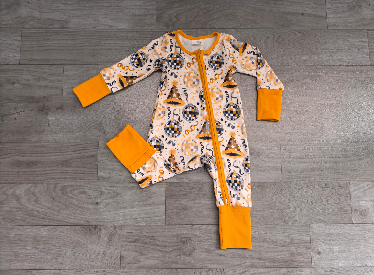 Toddle baby long sleeve Happy New Year romper preorder