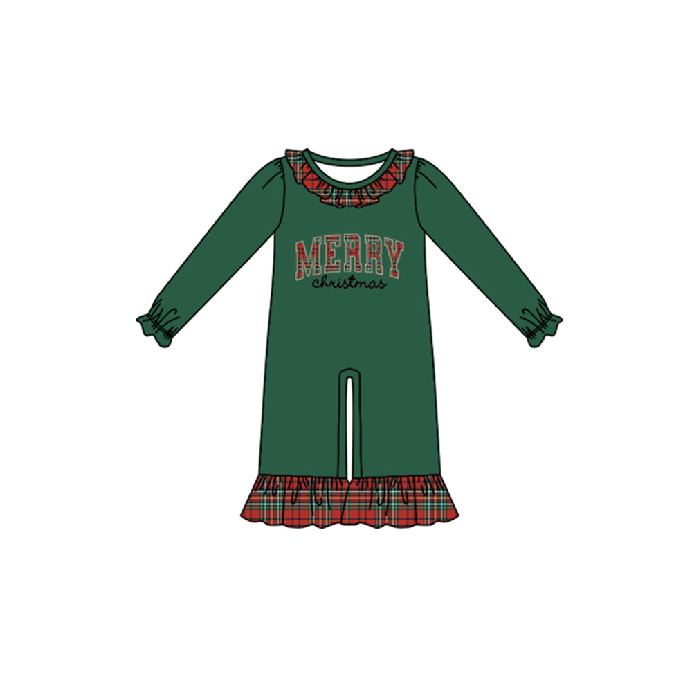 Toddle baby girl Merry Christmas romper preorder
