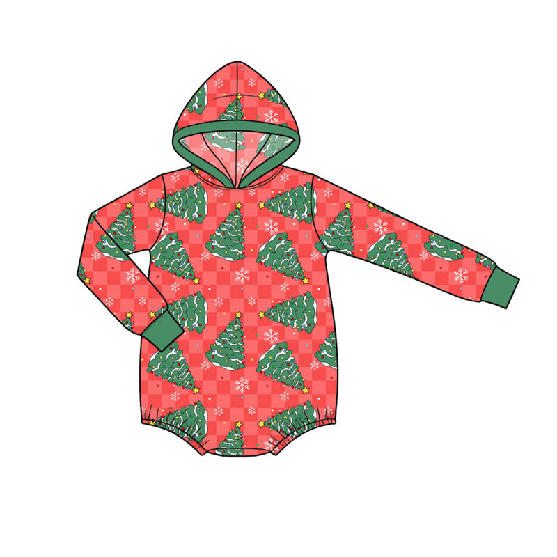Toddle baby long sleeve Christmas tree romper preorder