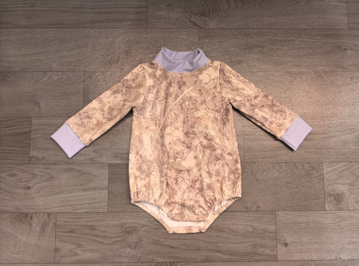 Camouflage print toddle baby boy long sleeve yoga romper preorder