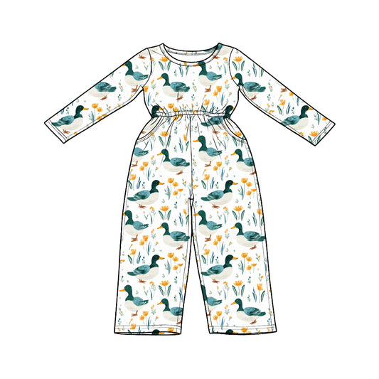 Toddle girls Mallard duck jumpsuit preorder