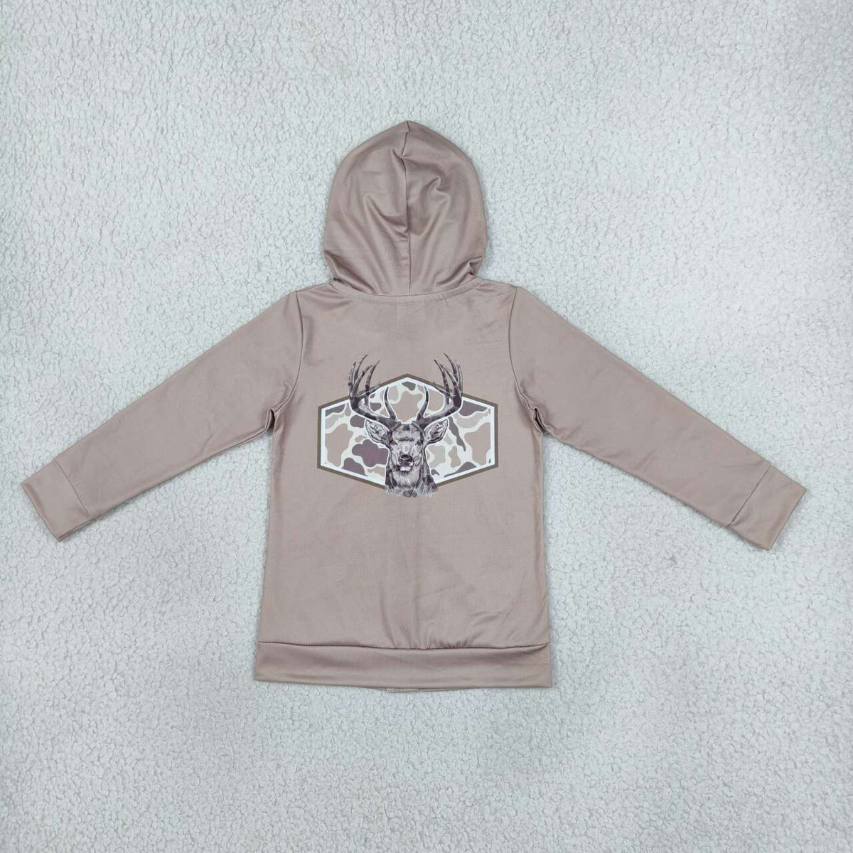 Baby girl Camo deer design long sleeve hoodie top