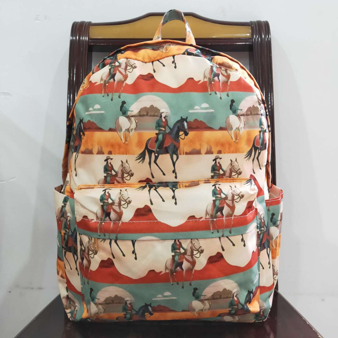 Western cowboy mini backpack