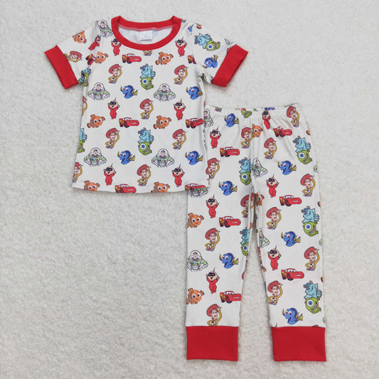 baby boy short sleeve story design outfit