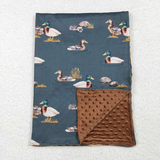 Mallard duck kids baby blanket