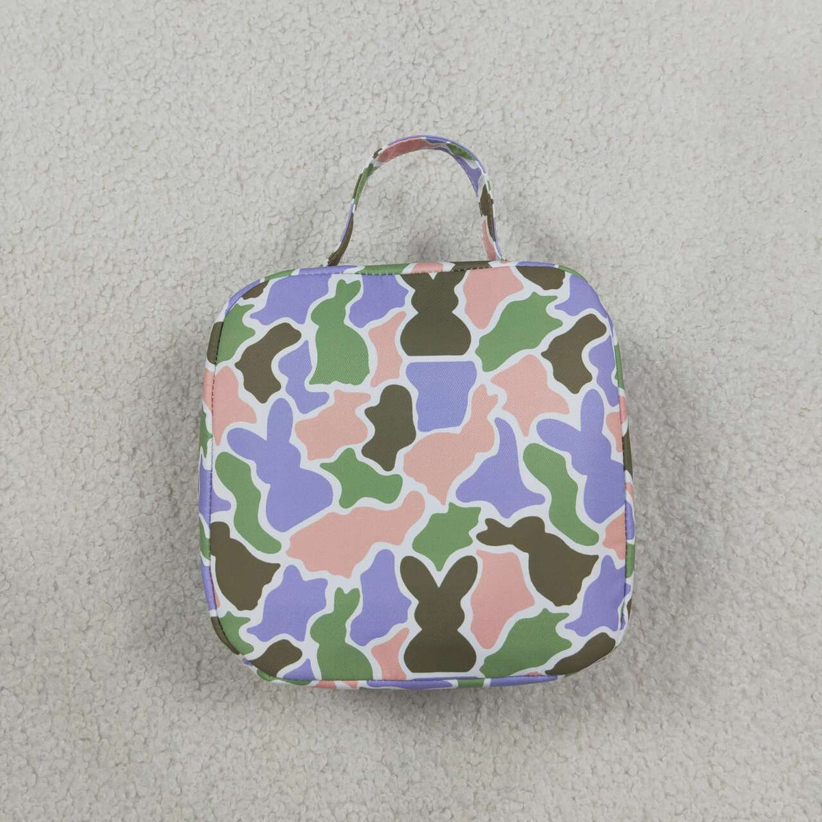 Easter camo bunny design lunch box bag