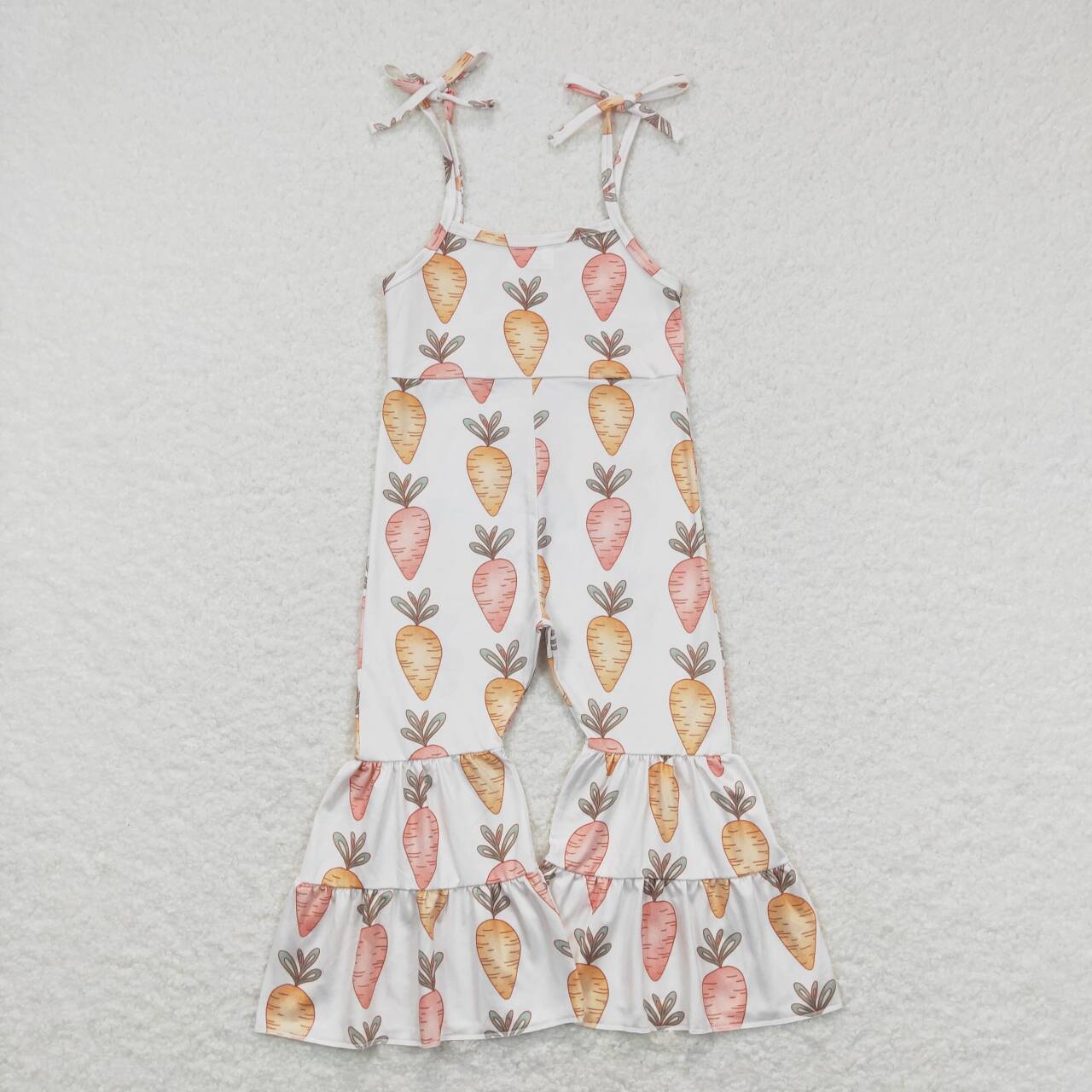 baby girls Easter carrot jumpsuit