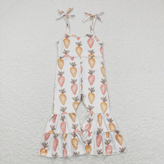 baby girls Easter carrot jumpsuit