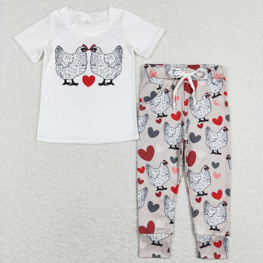 give me a peck Valentines day chicken outfit