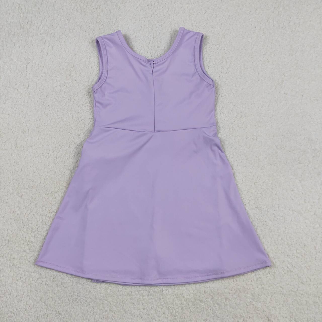 Toddle girls lavender color design summer yoga dress