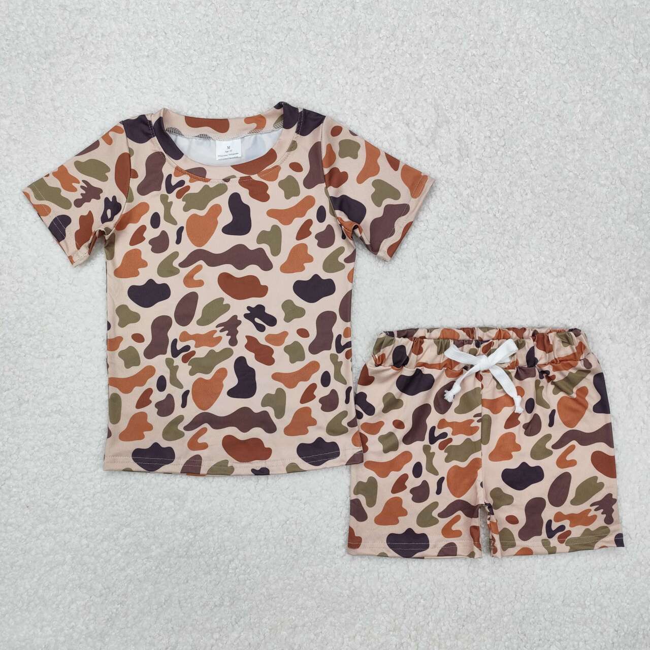 Baby girl camouflage summer outfit