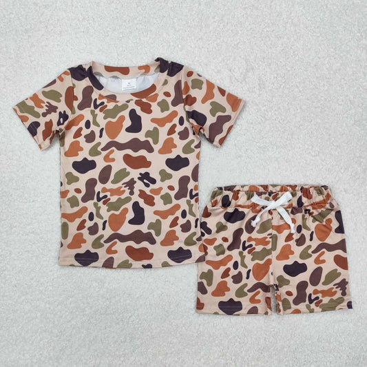 Baby girl camouflage summer outfit