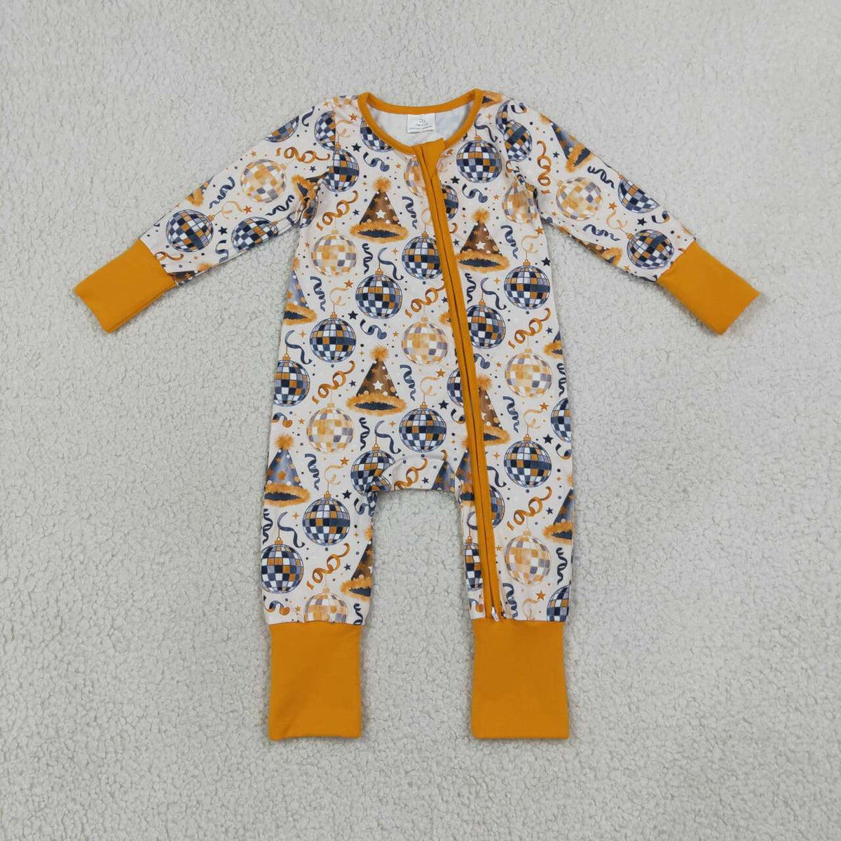 Toddle baby long sleeve Happy New Year romper