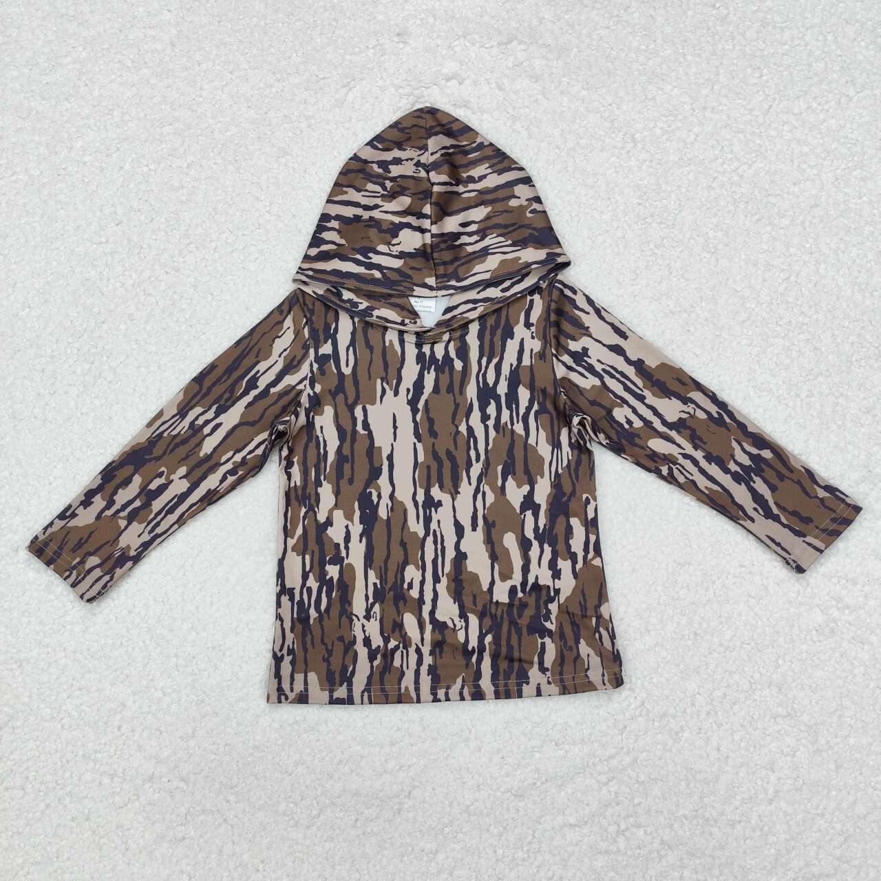 Baby Boy Camo Long Sleeve Hoodie Pullover