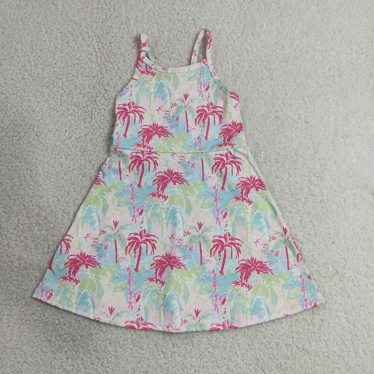 Beach style baby girl summer yoga dress