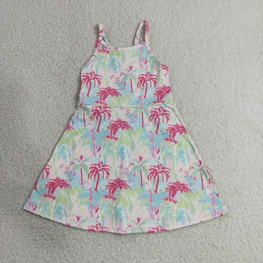 Beach style baby girl summer yoga dress