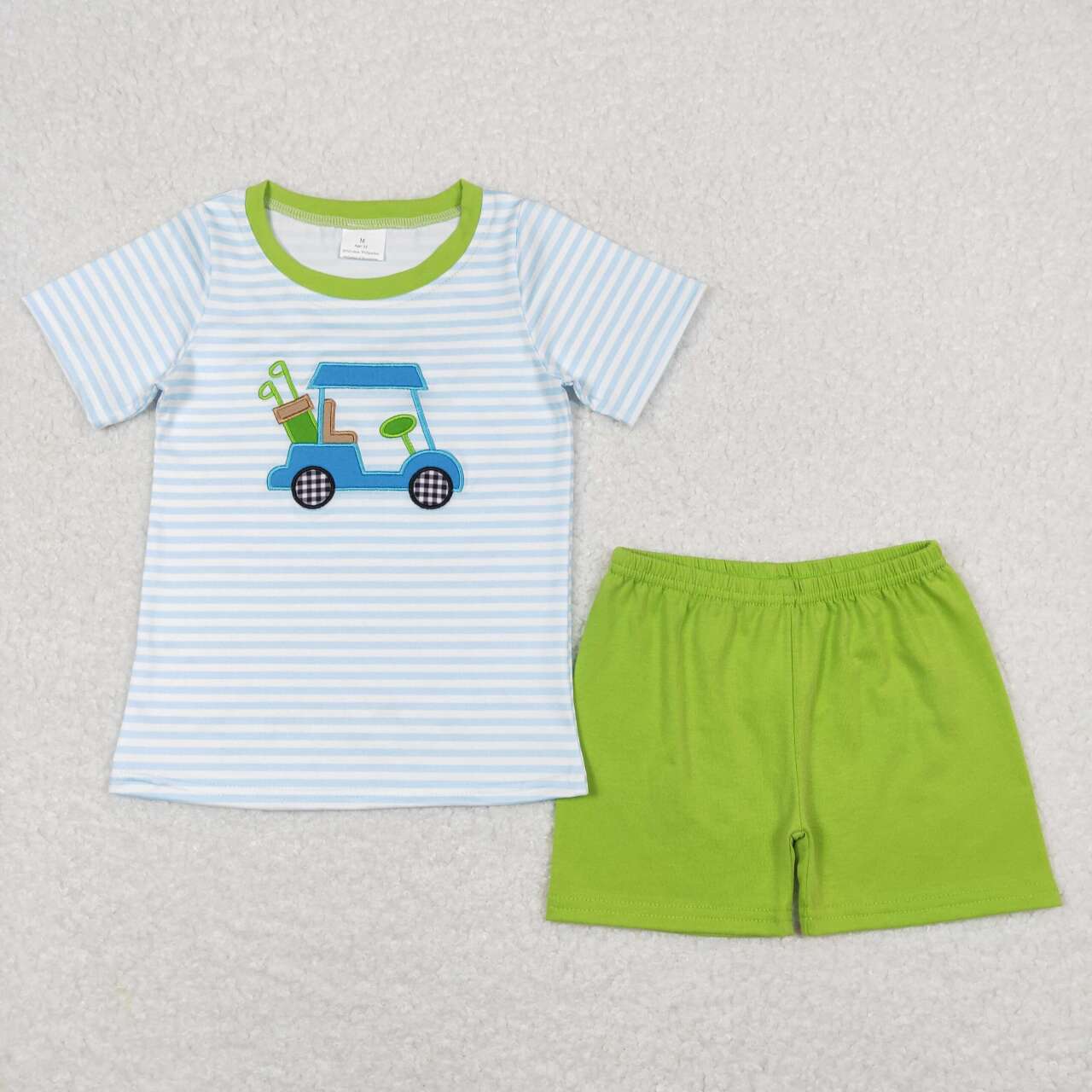 embroidery golf baby boy summer clothes