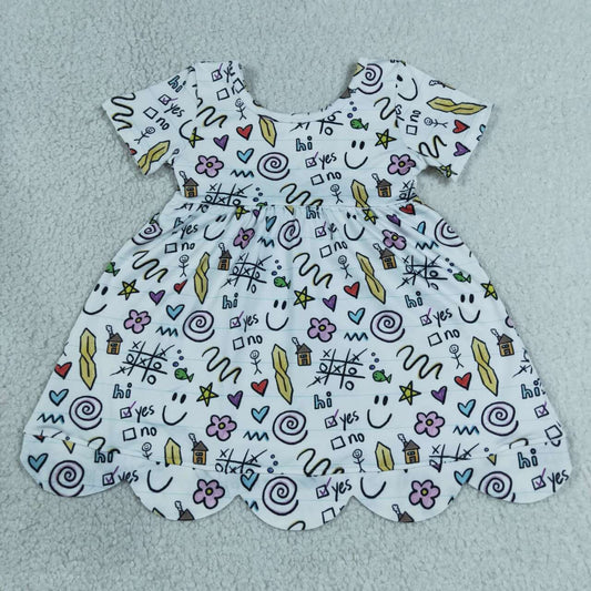 Back to school girls summer dress