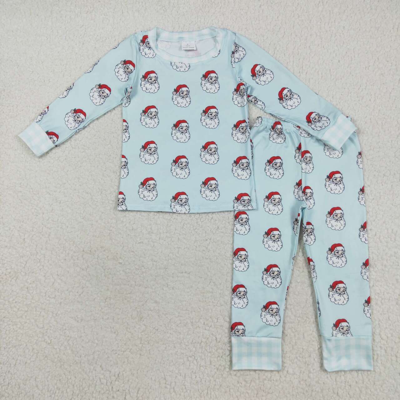 Christmas santa claus boys long sleeve outfit