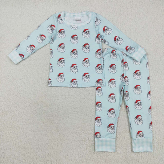 Christmas santa claus boys long sleeve outfit