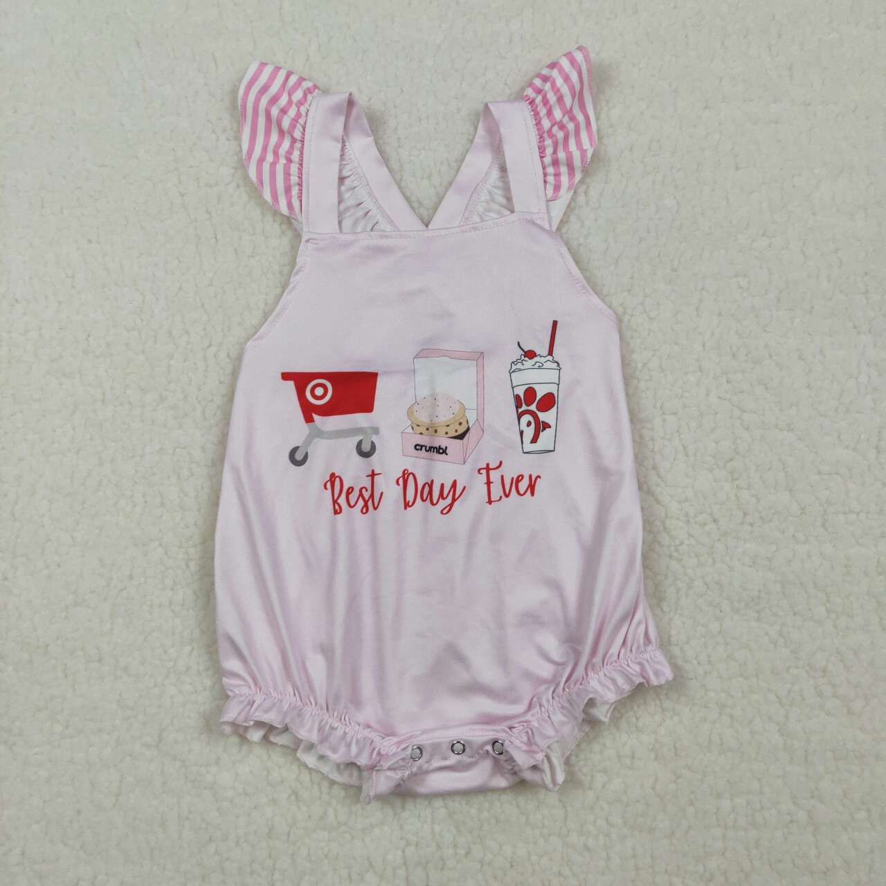Best day ever toddle baby  romper