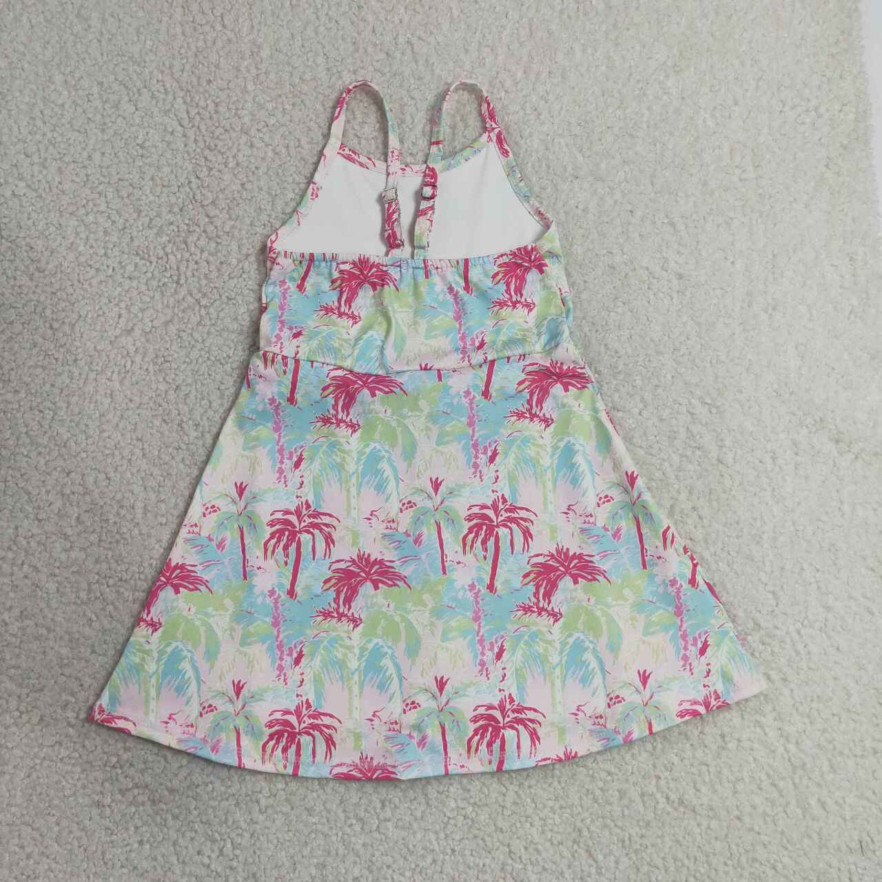Beach style baby girl summer yoga dress