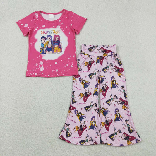 Girls movie design short sleeve outfit