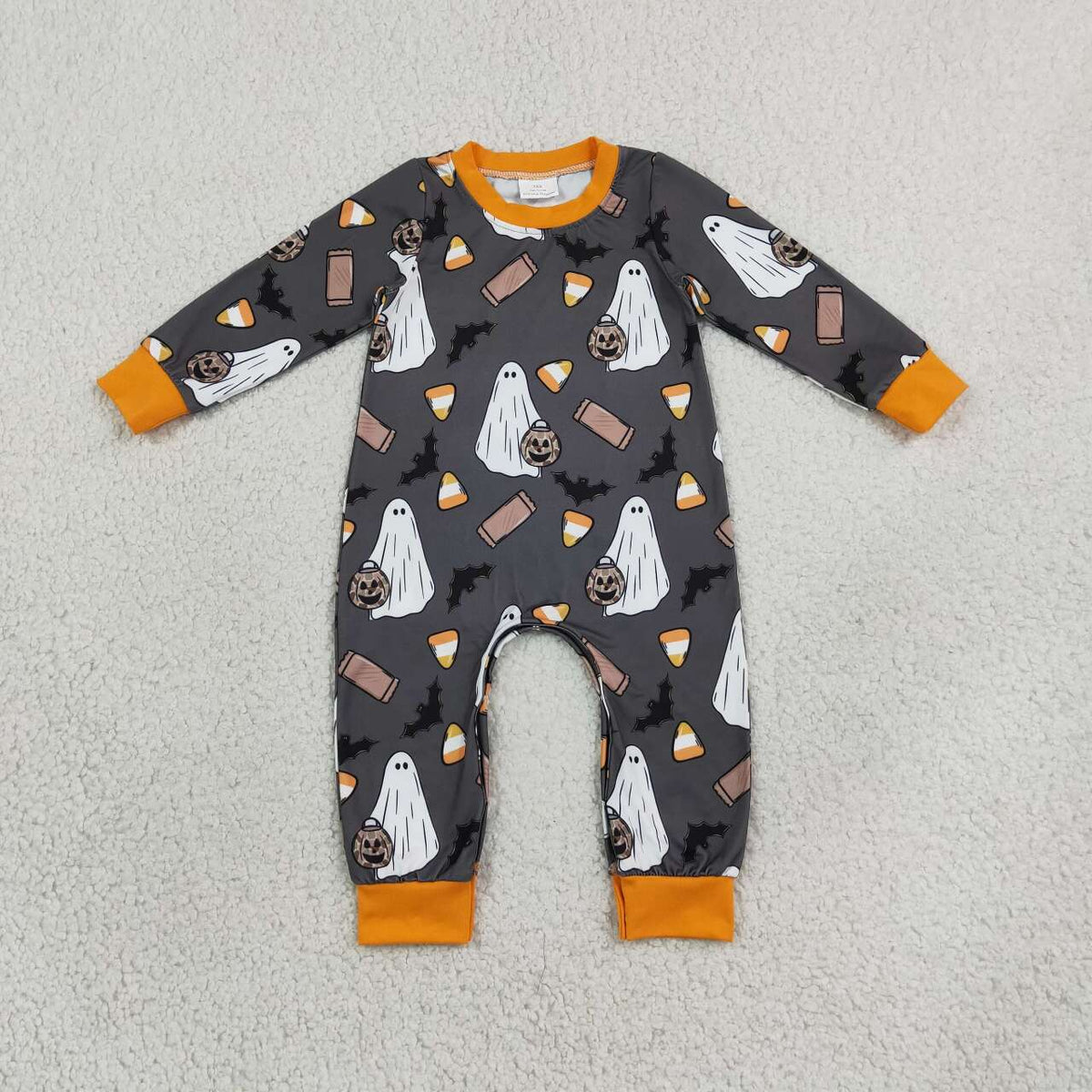 Toddle baby long sleeve halloween ghost romper