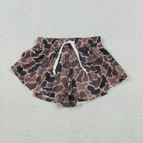 Mommy and me leopard print summer shorts