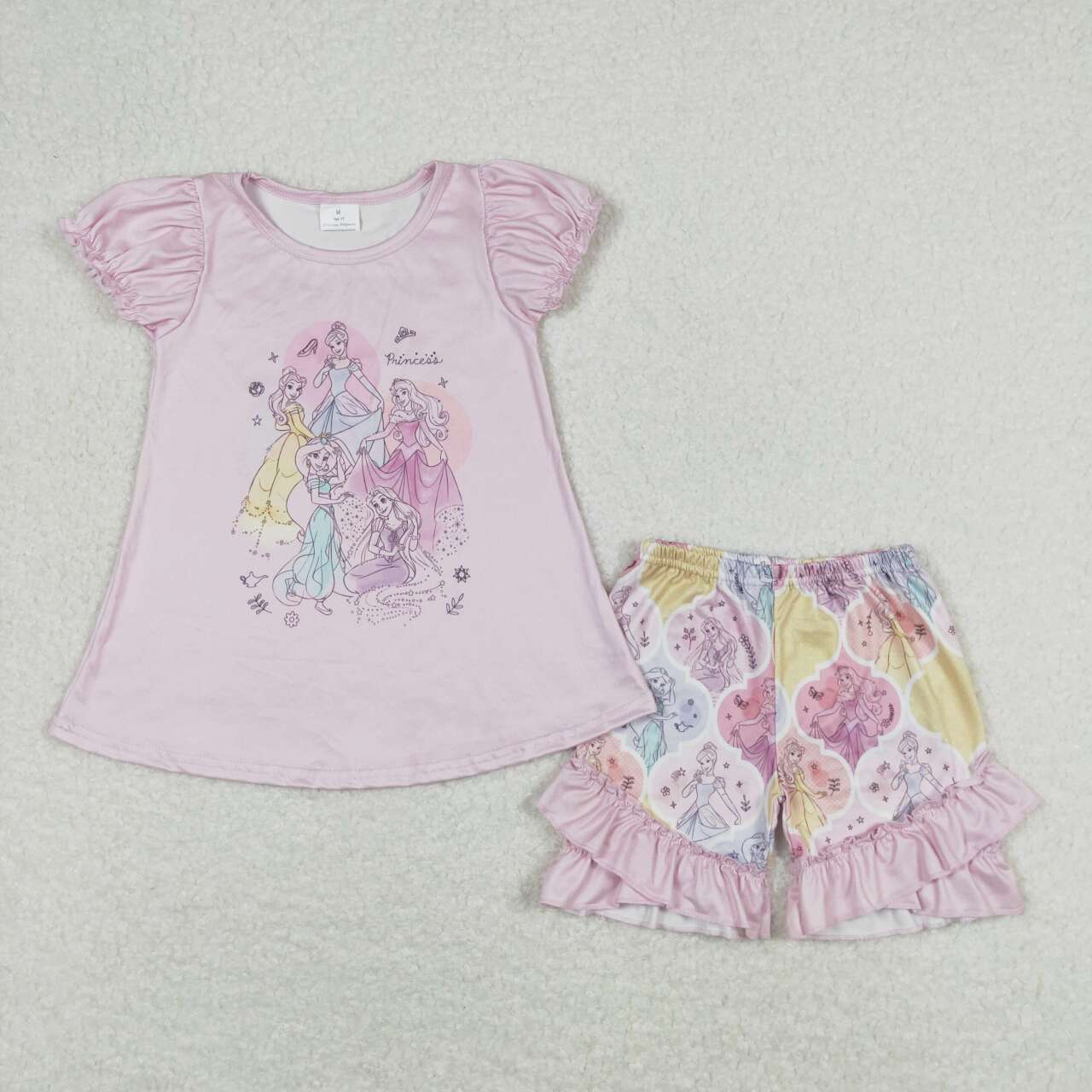 princess baby girls matching clothing set