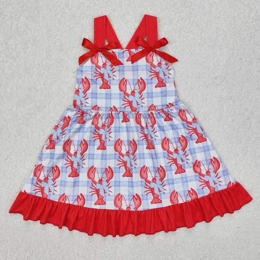 Toddle baby girl crawfish dress
