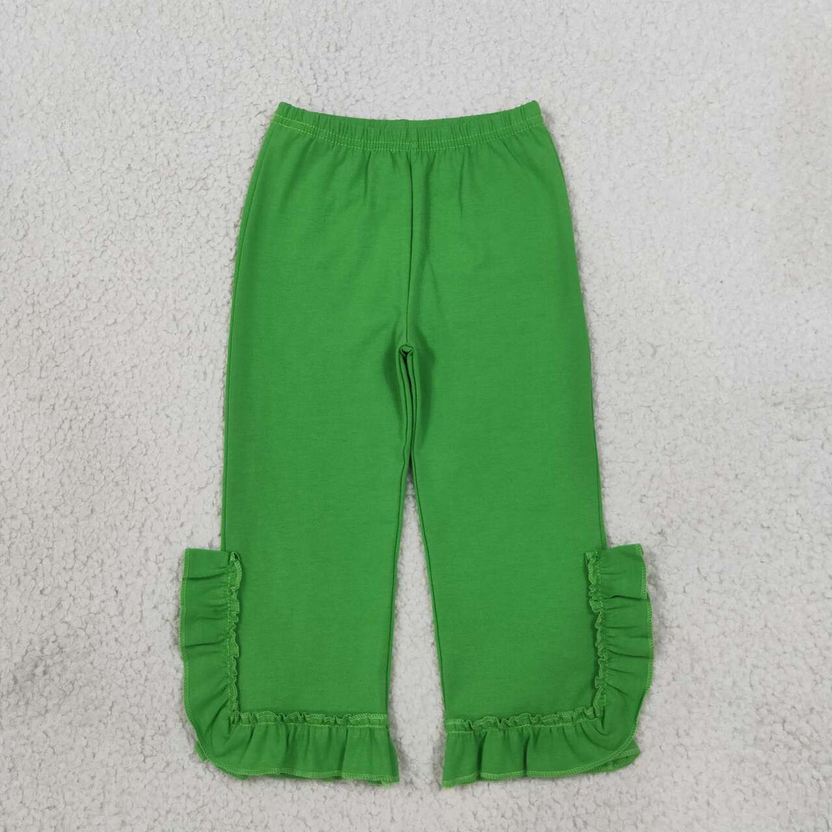 Green color girls cotton pants