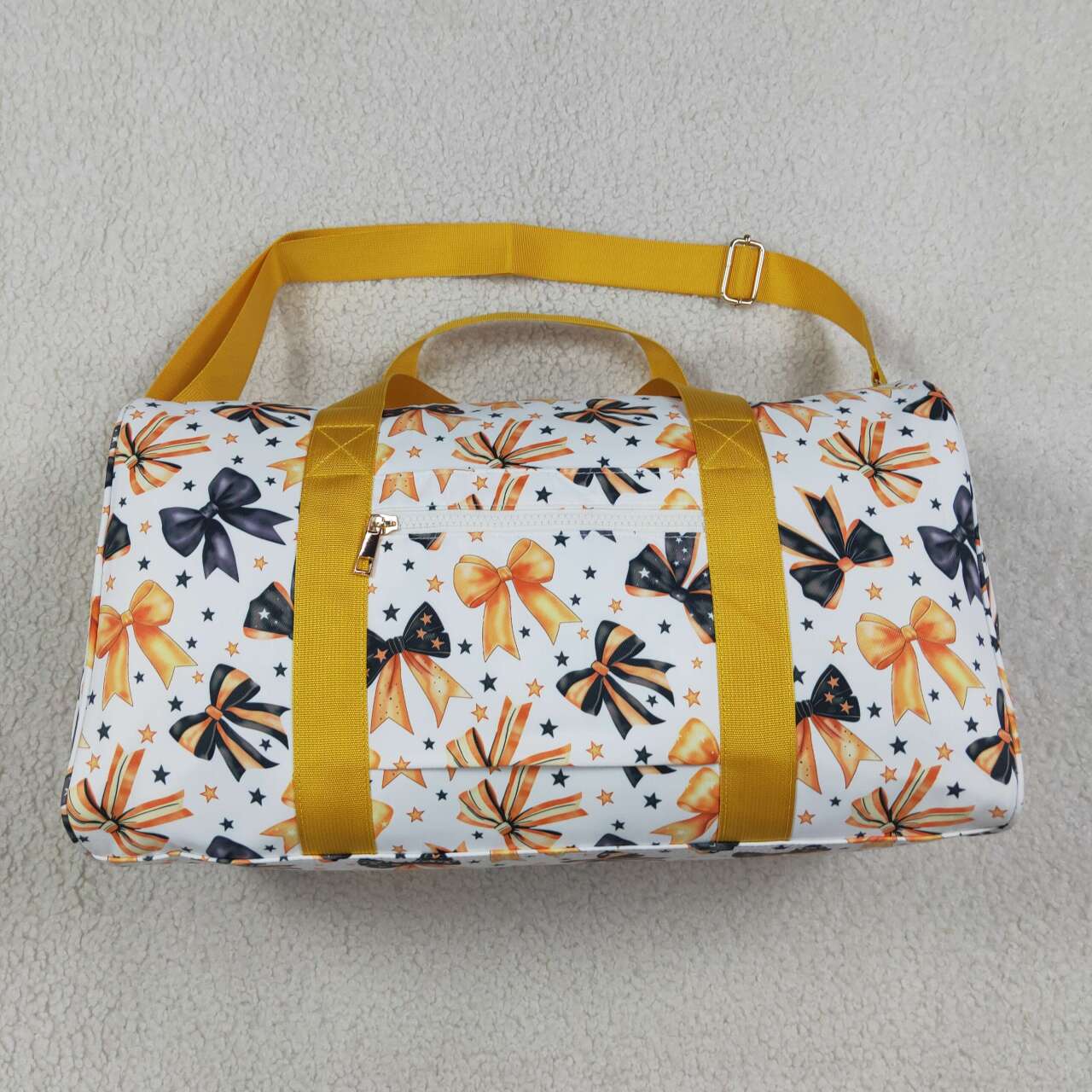 Halloween bow design duffle bag