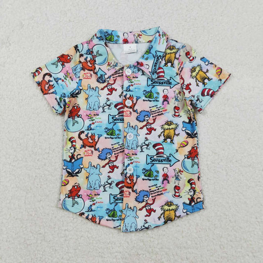Dr doctor baby boy button shirt