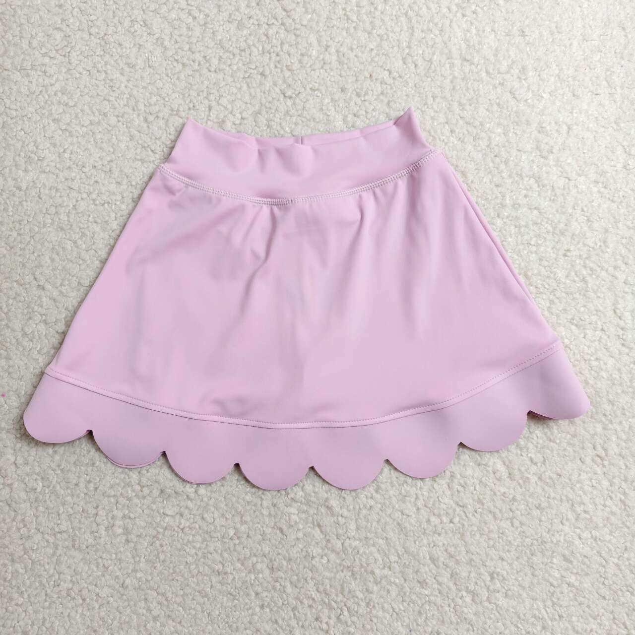 Pink color girls summer yoga skirts