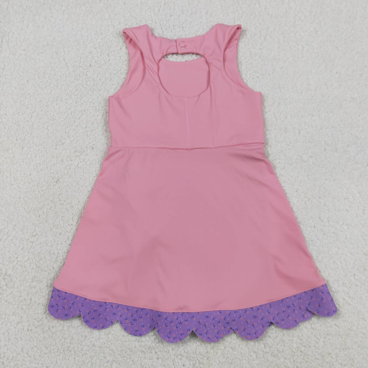 Pink color baby girls yoga dress