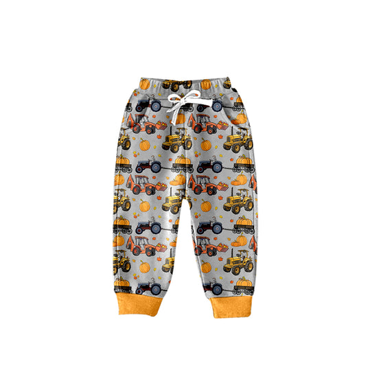 toddle baby boy halloween pumpkin construction leggings preorder