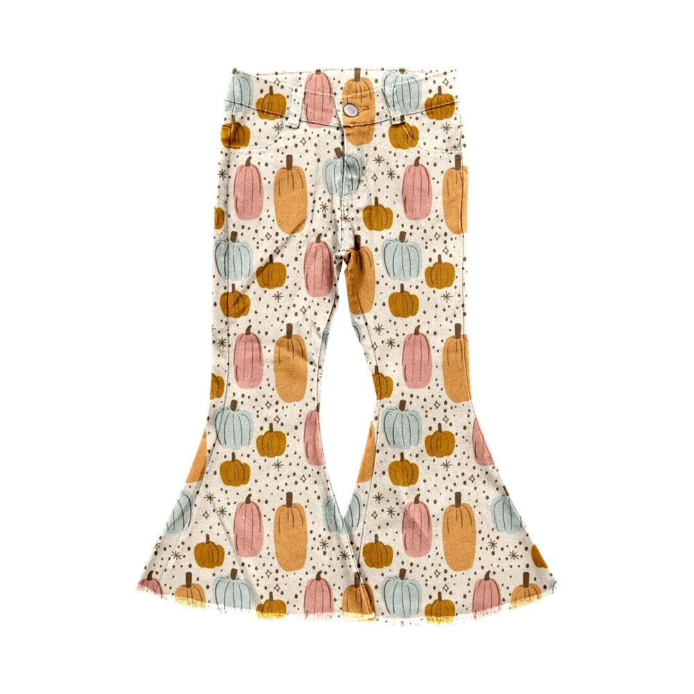 baby girls fall season pumpkin jeans bell bottoms preorder