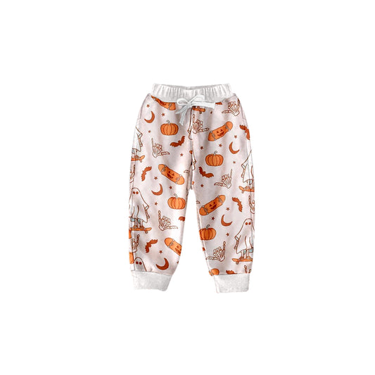 halloween skull pumpkin milk silk pants preorder